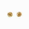Golden Blossom Stud Earrings