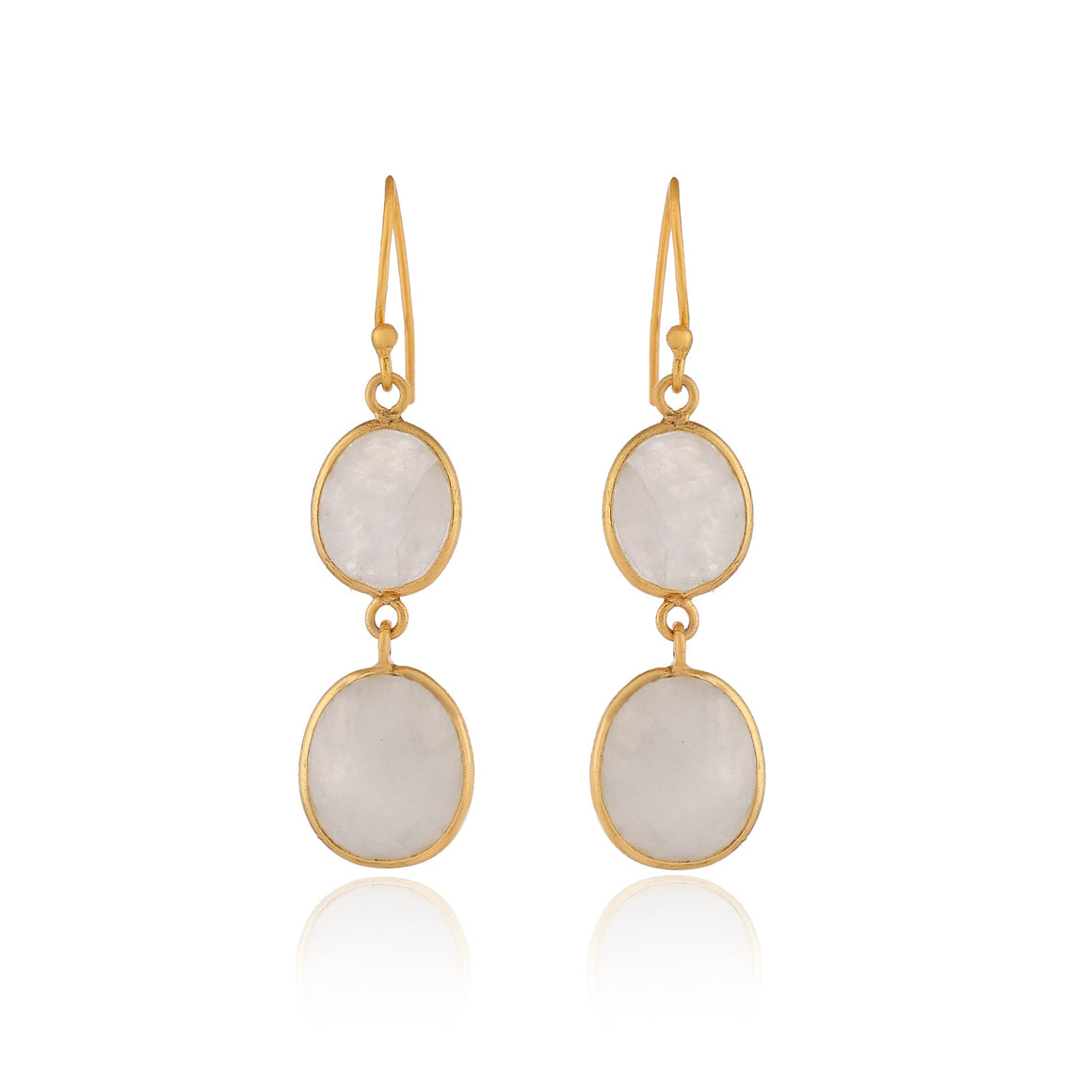 Luna Layers Moonstone Earrings