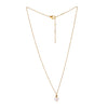 Pearl Diamond Pendant Necklace