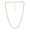 Two Tone Gold Bead Necklace